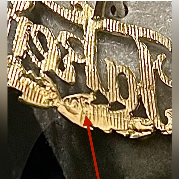 Darling 14k Gold “ Taken” Charm or Pendant Solid 14KT BRAND NEW - Picture 2 of 3